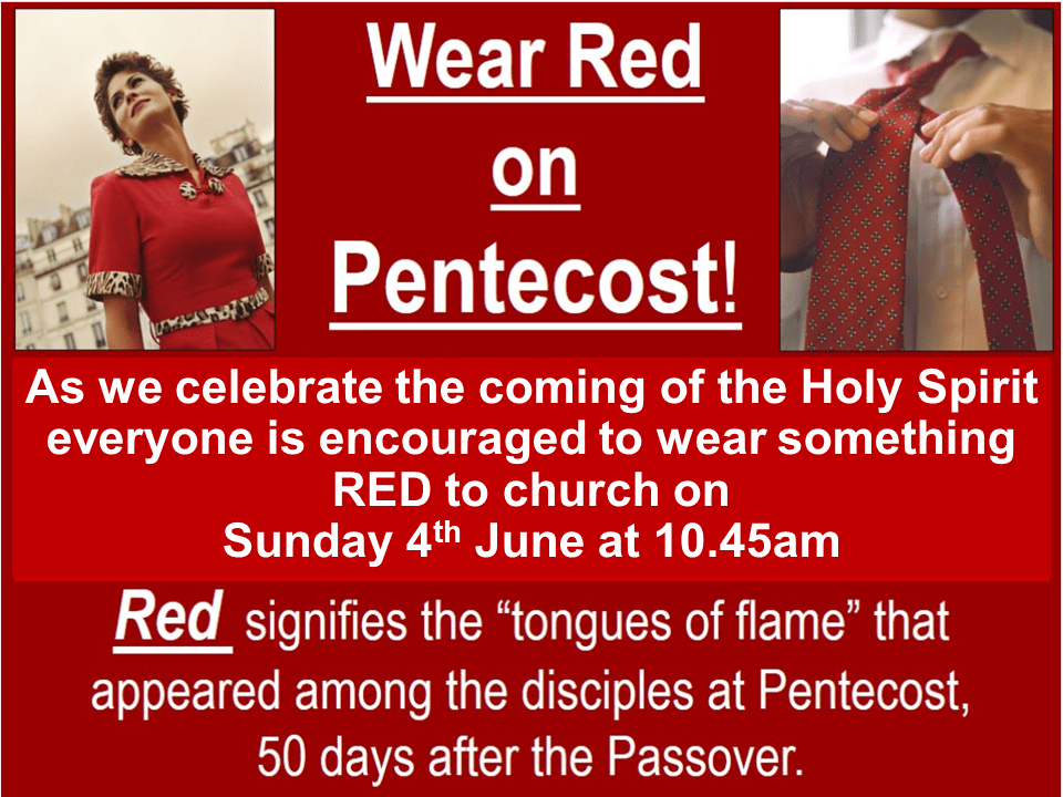 Pentecost Wear Red