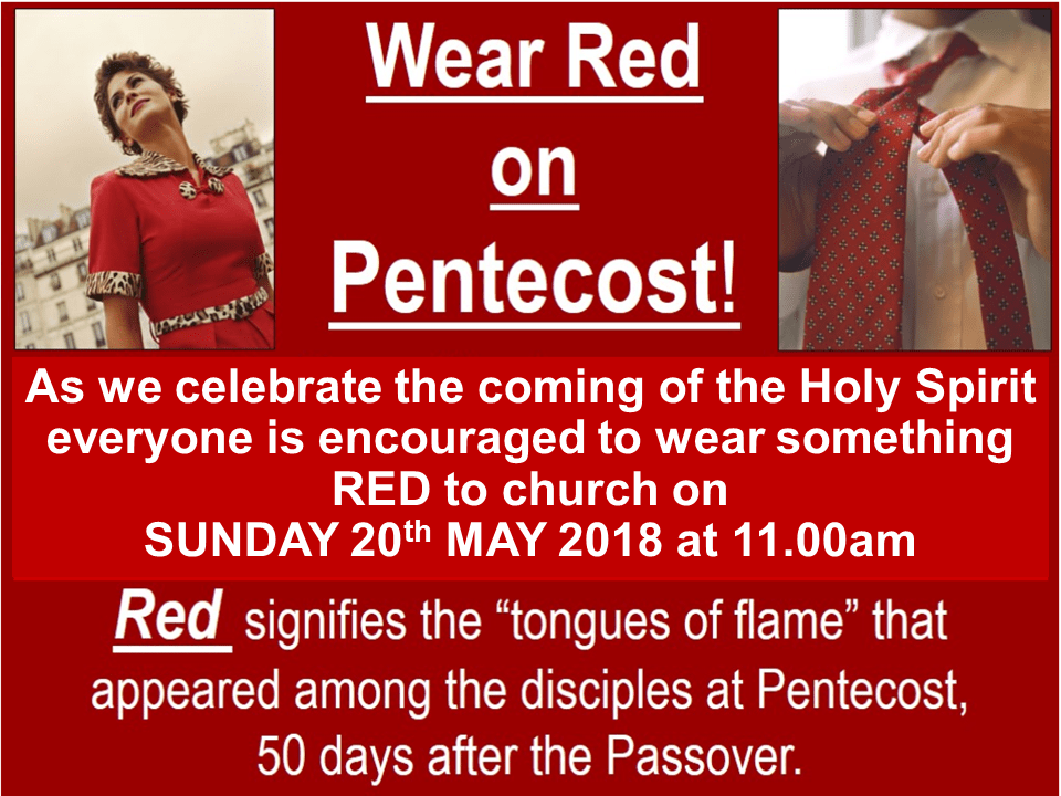 Pentecost Wear Red