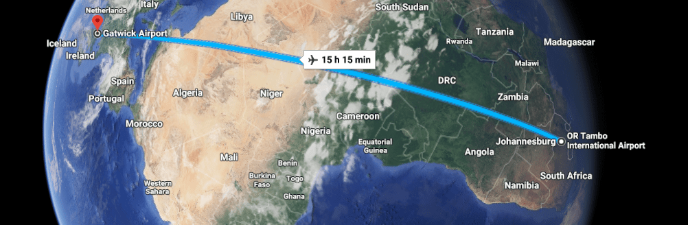 south africa gatwick