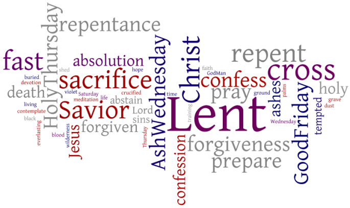 Click here for our Lent reflections